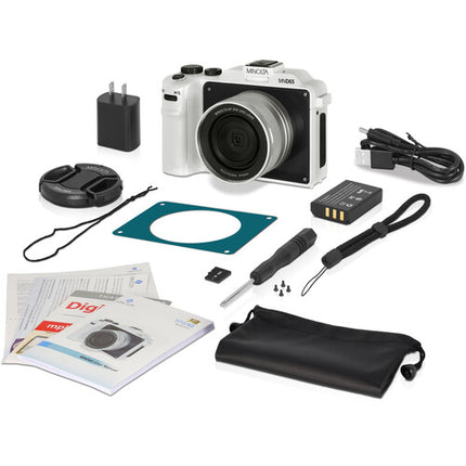 Minolta MND65 Cámara Digital Selfie 56MP Zoom Óptico 18x 3" LCD