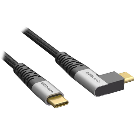 EZQuest DuraGuard Cable USB-C 2.0 3.9 pies 100W 480Mb/s Nylon trenzado