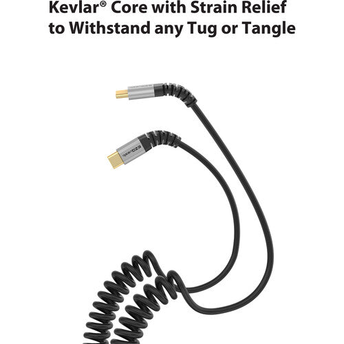 EZQuest DuraGuard Cable USB-C 2.0 Masculino 4.9 pies 100W 480Mb/s
