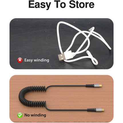 EZQuest DuraGuard Cable USB-C 2.0 Masculino 4.9 pies 100W 480Mb/s