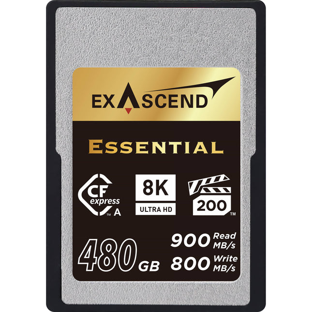 Exascend 480GB Tarjeta de Memoria CFexpress Tipo A Velocidad 900MB/s Escritura 800MB/s
