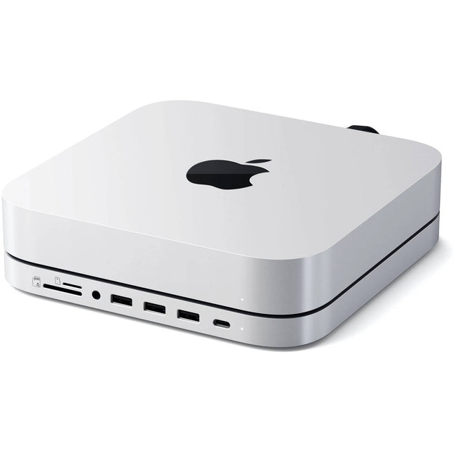 Satechi Stand y Hub con Caja para SSD M.2 para Apple Mac Mini y Mac Studio USB-C 3.2 Gen 2