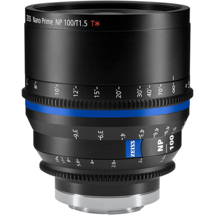 ZEISS Nano Prime 100mm T1.5 Lente de Cine Full-Frame 3.3' mínimo enfoque