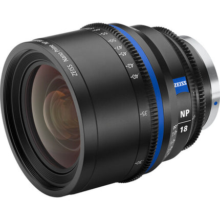 ZEISS Nano Prime 18mm T1.5 Objetivo Cine para Sony E con Iris de 12 Palas y Enfoque Mínimo 9.8"