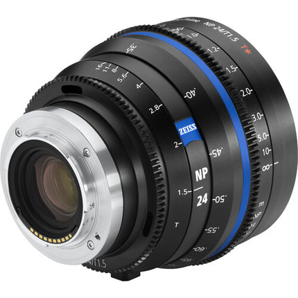 ZEISS Nano Prime 24mm T1.5 Objetivo Cine para Sony E con Apertura T16 y Distancia Mínima de Enfoque 13.8"