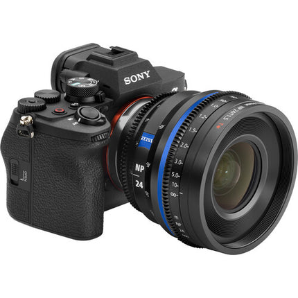 ZEISS Nano Prime 24mm T1.5 Objetivo Cine para Sony E con Apertura T16 y Distancia Mínima de Enfoque 13.8"