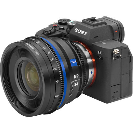 ZEISS Nano Prime 24mm T1.5 Objetivo Cine para Sony E con Apertura T16 y Distancia Mínima de Enfoque 13.8"