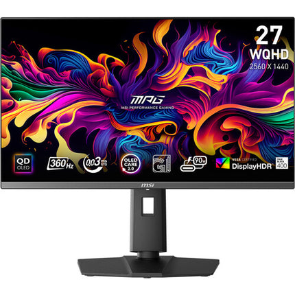 MSI MPG 271QRX Monitor Gaming 27" OLED 1440p 360 Hz 0.03 ms HDR True Black 400
