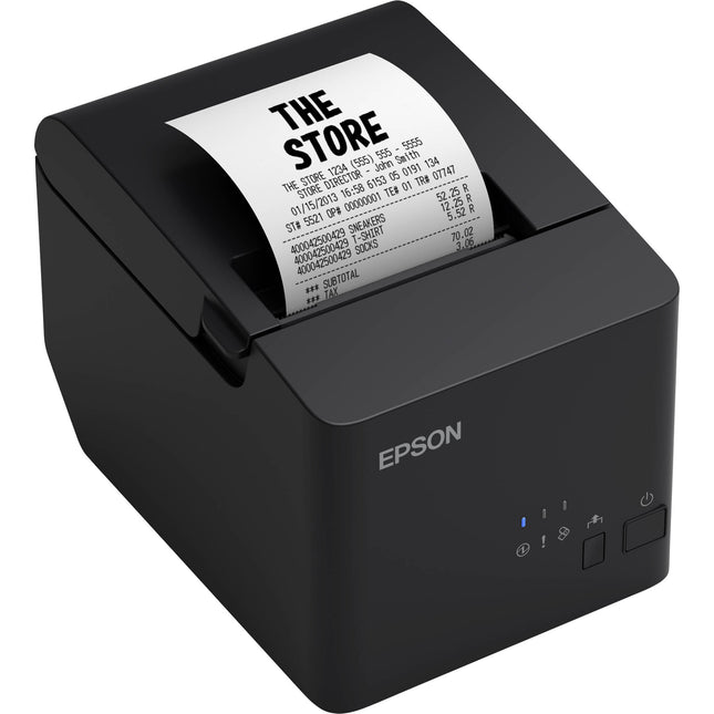 Epson TM-T20III Impresora térmica de recibos Negra 203 dpi 9.8 pulg/speed
