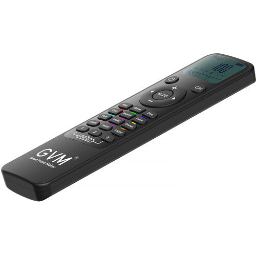 Control Remoto Multifuncional GVM para Paneles de Luz Alcance 100 m Pantalla y 12 Canales