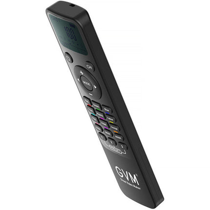Control Remoto Multifuncional GVM para Paneles de Luz Alcance 100 m Pantalla y 12 Canales