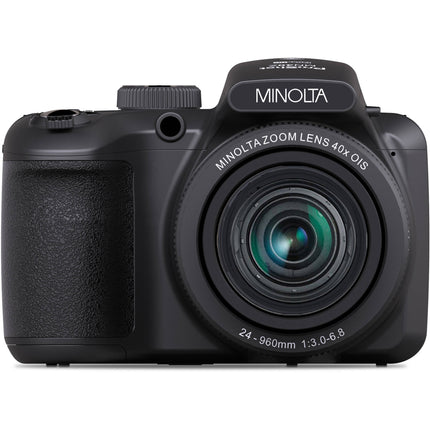 Minolta MN40Z Cámara Digital 20MP Zoom Óptico 40x 32GB Negra