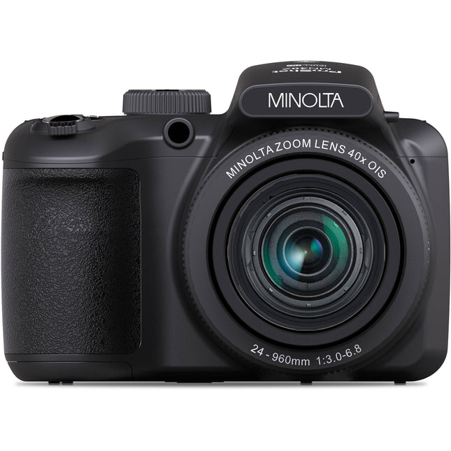 Minolta MN40Z Cámara Digital 20MP Zoom Óptico 40x 32GB Negra