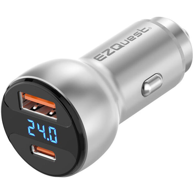 EZQuest UltimatePower Cargador de coche dual 66W 36W USB C 30W USB A