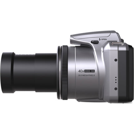 Minolta MN40Z Cámara Digital 20MP Zoom 40x 3" LCD 32GB Kit
