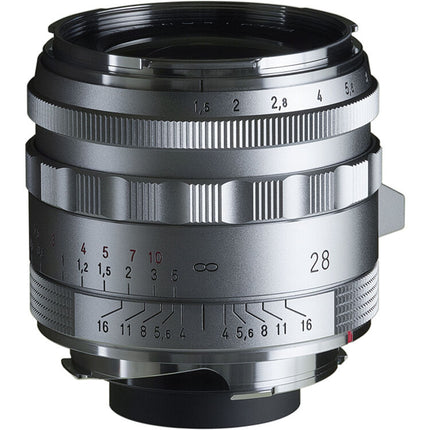 Voigtlander Nokton 28mm f 1.5 Lente Vintage Asférica para Leica M Metal