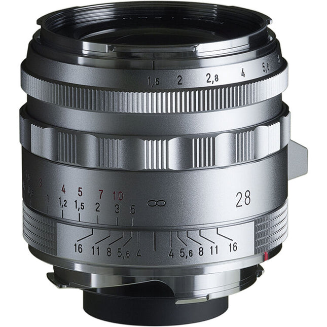 Voigtlander Nokton 28mm f 1.5 Lente Vintage Asférica para Leica M Metal