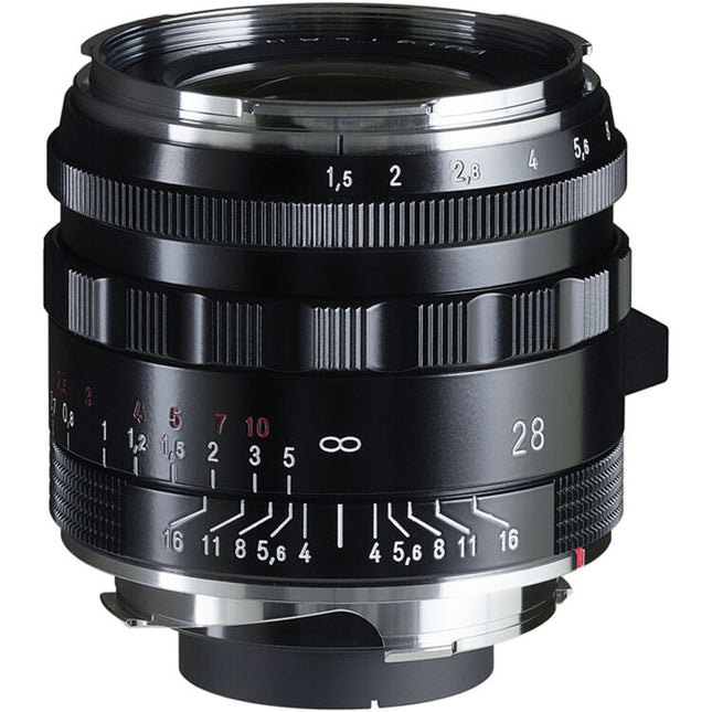 Voigtlander Nokton 28mm f1.5 Objetivo Vintage Asférico Full Frame Ligero