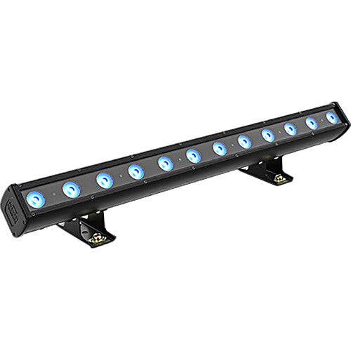 CHAUVET Professional COLORdash Batten H12X IP RGBWA-UV LED Linear Wash con control DMX y montaje Omega