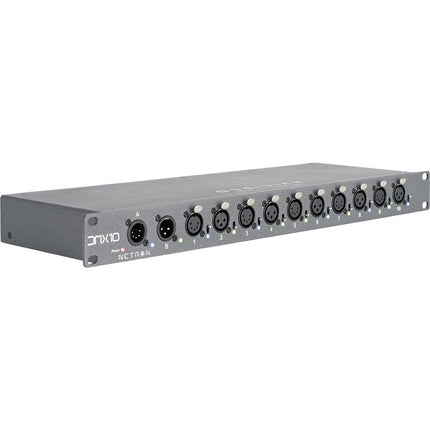 Obsidian DMX10-53 Divisor DMX rackmount 10 puertos 5 y 3 pines