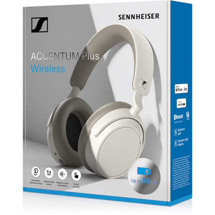 Sennheiser ACCENTUM Plus Auriculares Inalámbricos con ANC 50 Horas Batería Estuche Blanco