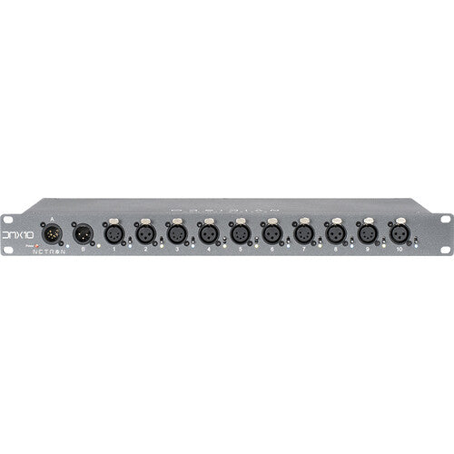 Obsidian DMX10-53 Divisor DMX rackmount 10 puertos 5 y 3 pines