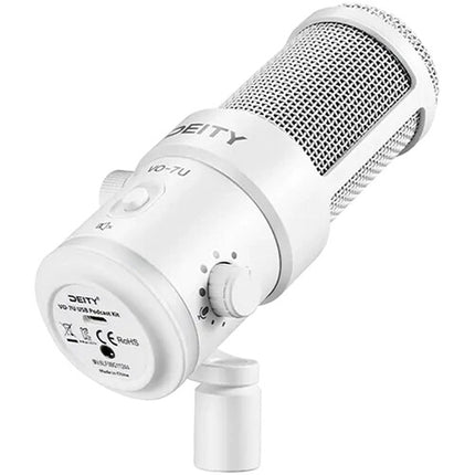 Deity Microphones VO-7U Micrófono Dinámico Supercardioide USB Kit con Trípode 9.8' Cables