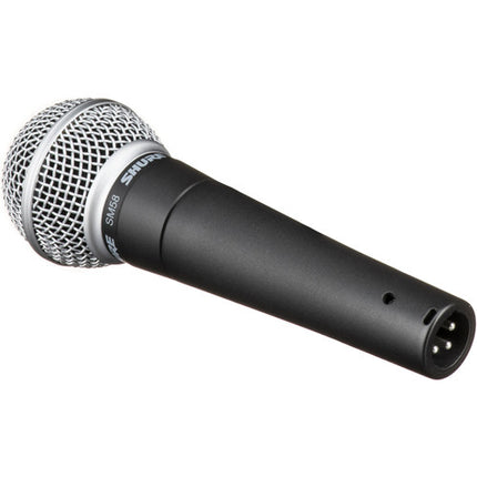 Shure SM58-CN Micrófono vocal dinámico con patrón cardioide y soporte telescópico