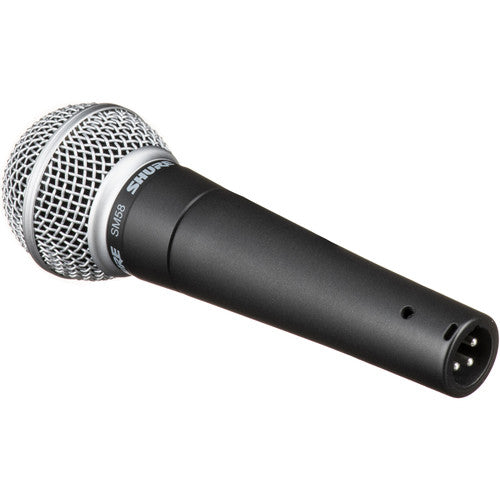 Shure SM58-CN Micrófono Vocal Cardioide con Cable XLR 7.6m y Funda