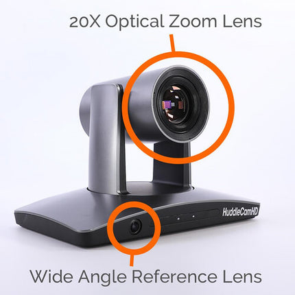 HuddleCamHD SimplTrack3 Cámara PTZ Auto-Tracking 20x Zoom 1080p 270° Rotación