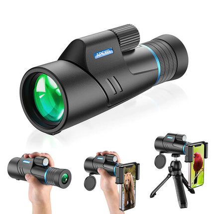 Apexel 10-20x50 Monocular Zoom 50mm Lente Nitrogeno Impermeable