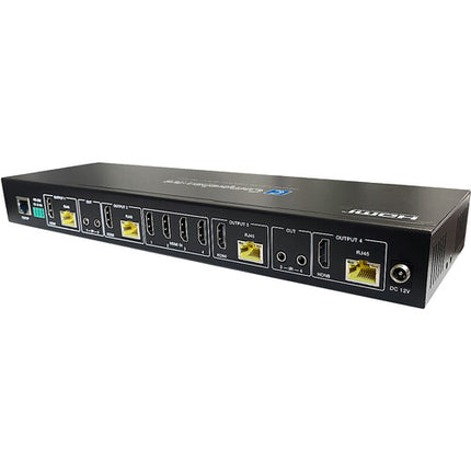 Comprehensive Pro AV/IT 4x4 HDMI 4K60 Matrix Switcher Extensor 230' Kit