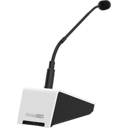 AtlasIED Atmosphere Estación de Zonificación con Pantalla Táctil 4.3" Micrófono Flexible 16"