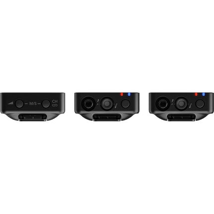RODE Wireless PRO Sistema de Micrófono Inalámbrico para 2 Personas con Grabadora y 3 Lav Concealers Negro Blanco