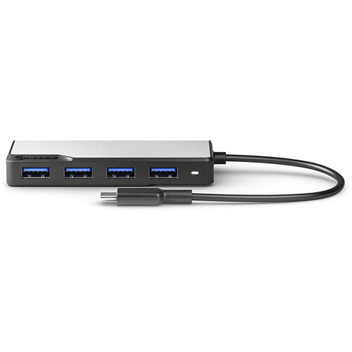 ALOGIC Fusion SWIFT Hub USB-C 4 puertos USB-A 5 Gb/s Plug-and-Play