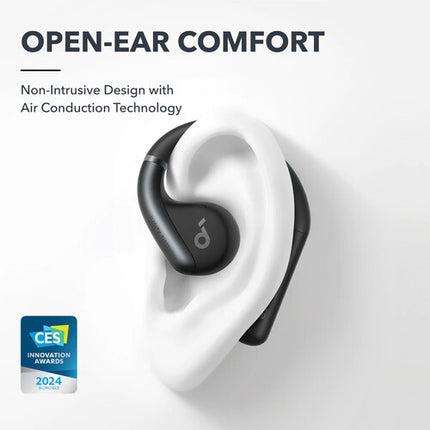 Soundcore by Anker AeroFit Auriculares Abiertos Negros 42H IPX7