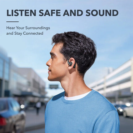 Soundcore by Anker AeroFit Auriculares Abiertos Negros 42H IPX7