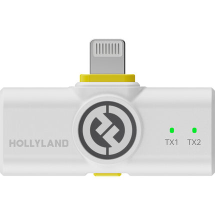Hollyland LARK M2 DUO Sistema de Micrófono Inalámbrico 2.4 GHz Alcance 305 m Bluetooth