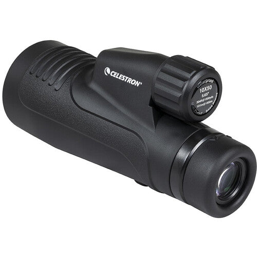 Celestron 10x50 Outland X Monocular 50 mm BAK4 con Adaptador para Smartphone Kit Completo
