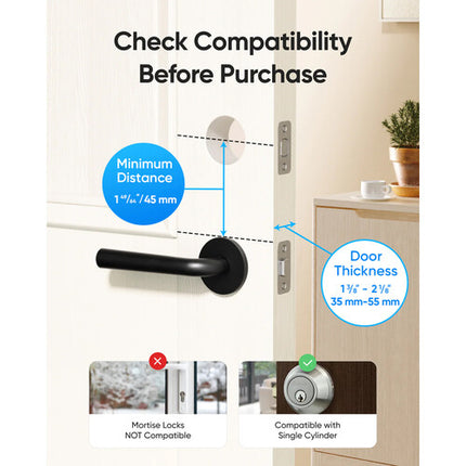 eufy Security C220 Cerradura Inteligente Entrada sin Llave Huella 8 Meses Batería