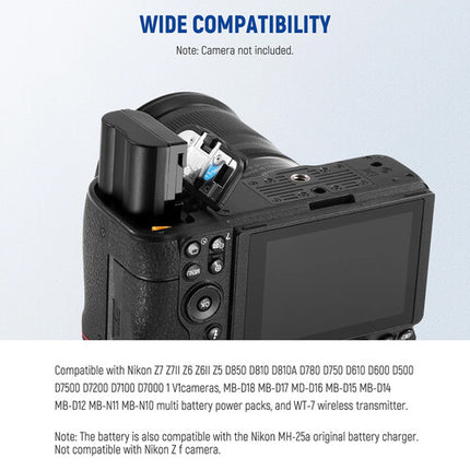 Neewer EN-EL15c Kit de baterías recargables USB con cargador y doble ranura SD