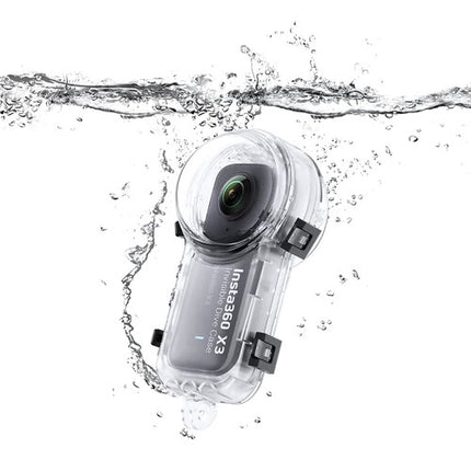 Insta360 X3 Cámara 360° Kit de Buceo Estuche Sumergible 50m 3.7' Palo Selfie