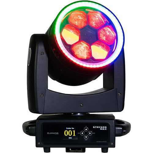 Eliminator Lighting Stryker Max RGBW Cabeza Móvil LED 6x40W Motor Zoom