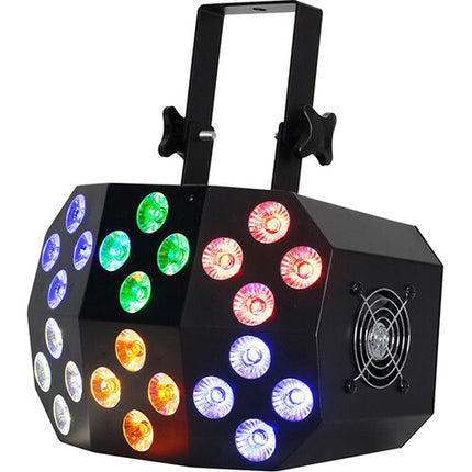 Eliminator Lighting Mega Wash Luz LED RGBWA+UV 24x10W 25° DMX