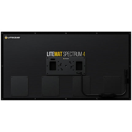 Litegear LiteMat Spectrum 4 Gen 2 Panel LED RGB 40x21 cm 7510 Lux 5600K con Cable Edison