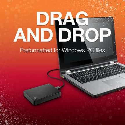 Seagate 4TB Disco Duro Externo Portátil USB-A 3.2 Gen 1 3 Años Garantía