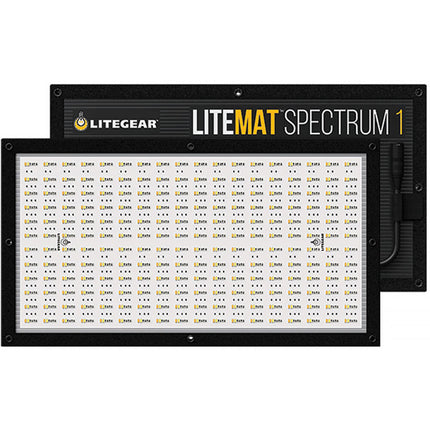 Litegear LiteMat Spectrum 1 Gen 2 Panel LED RGB 5600K 1943 Lux con Cable Edison