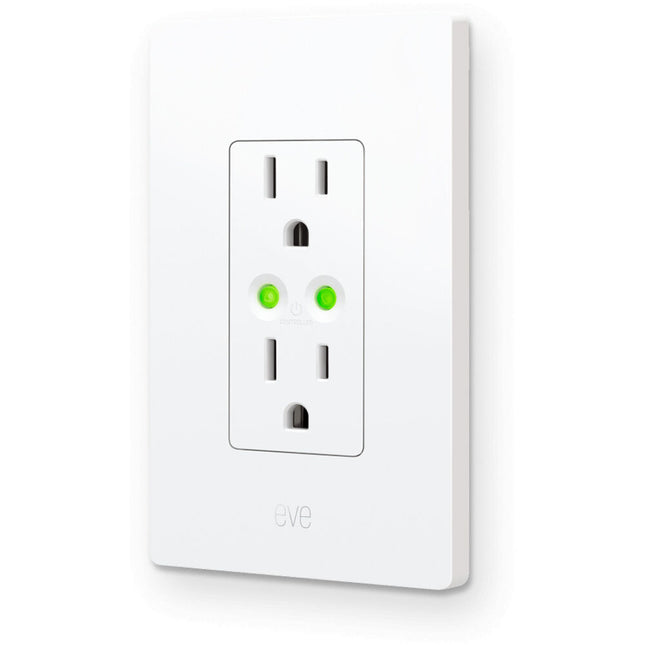 Eve Energy Outlet Matter Enchufe Inteligente con Medidor de Consumo y Control Remoto