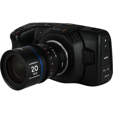 Venus Optics Laowa Nanomorph 20mm T2.2 1.5x Lente Anamórfica MFT Azul