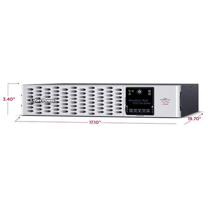 CyberPower PRL3000RT2UC UPS Interactivo 3000VA 2430 Joules 9 Salidas Batería